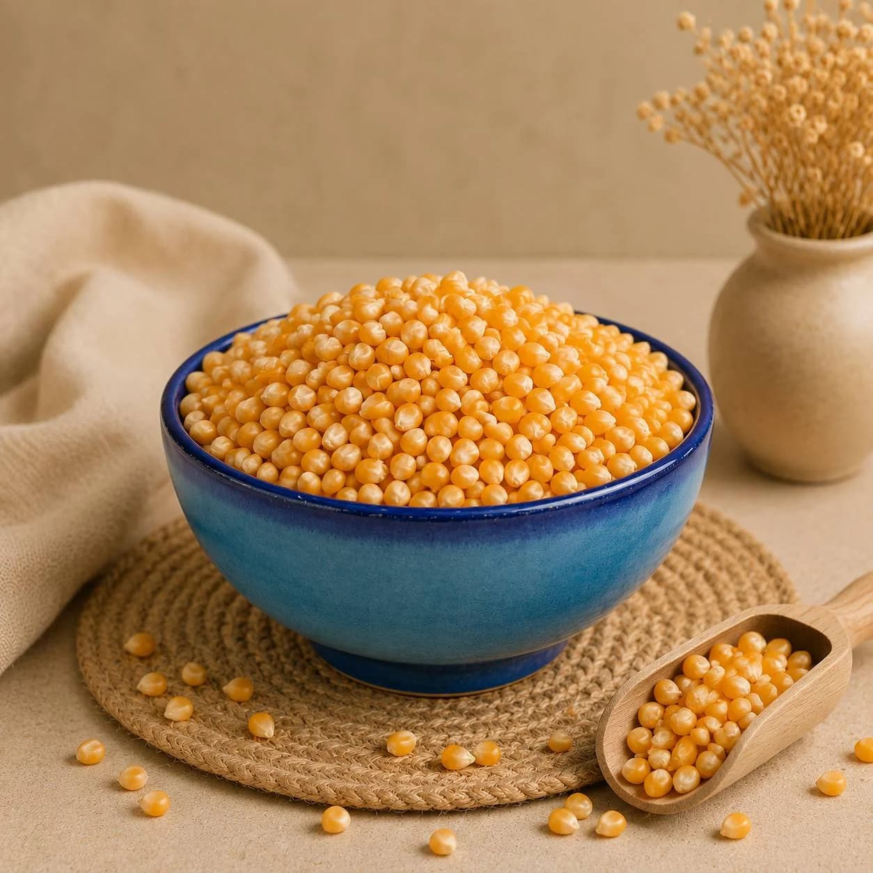 ذرت خشک ( پاپکورن)